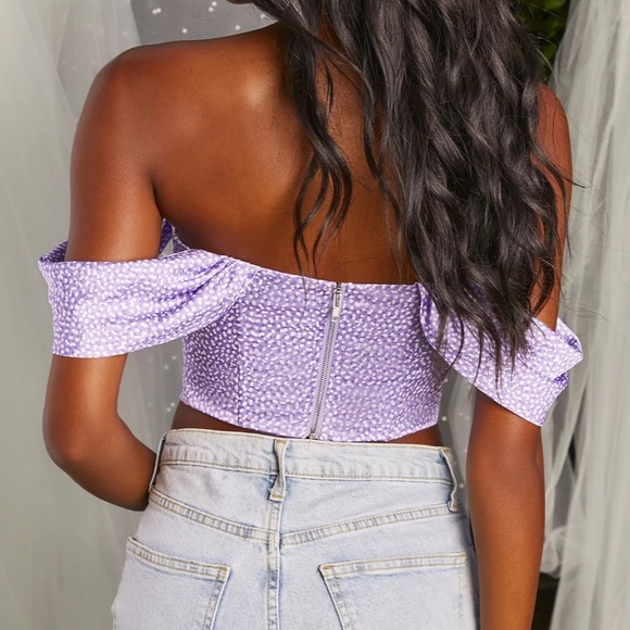 Oh Polly lilac corset top - Picture 2 of 4